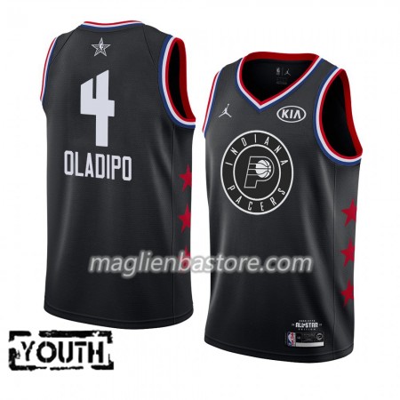 Maglia Indiana Pacers Victor Oladipo 4 2019 All-Star Jordan Brand Nero Swingman - Bambino